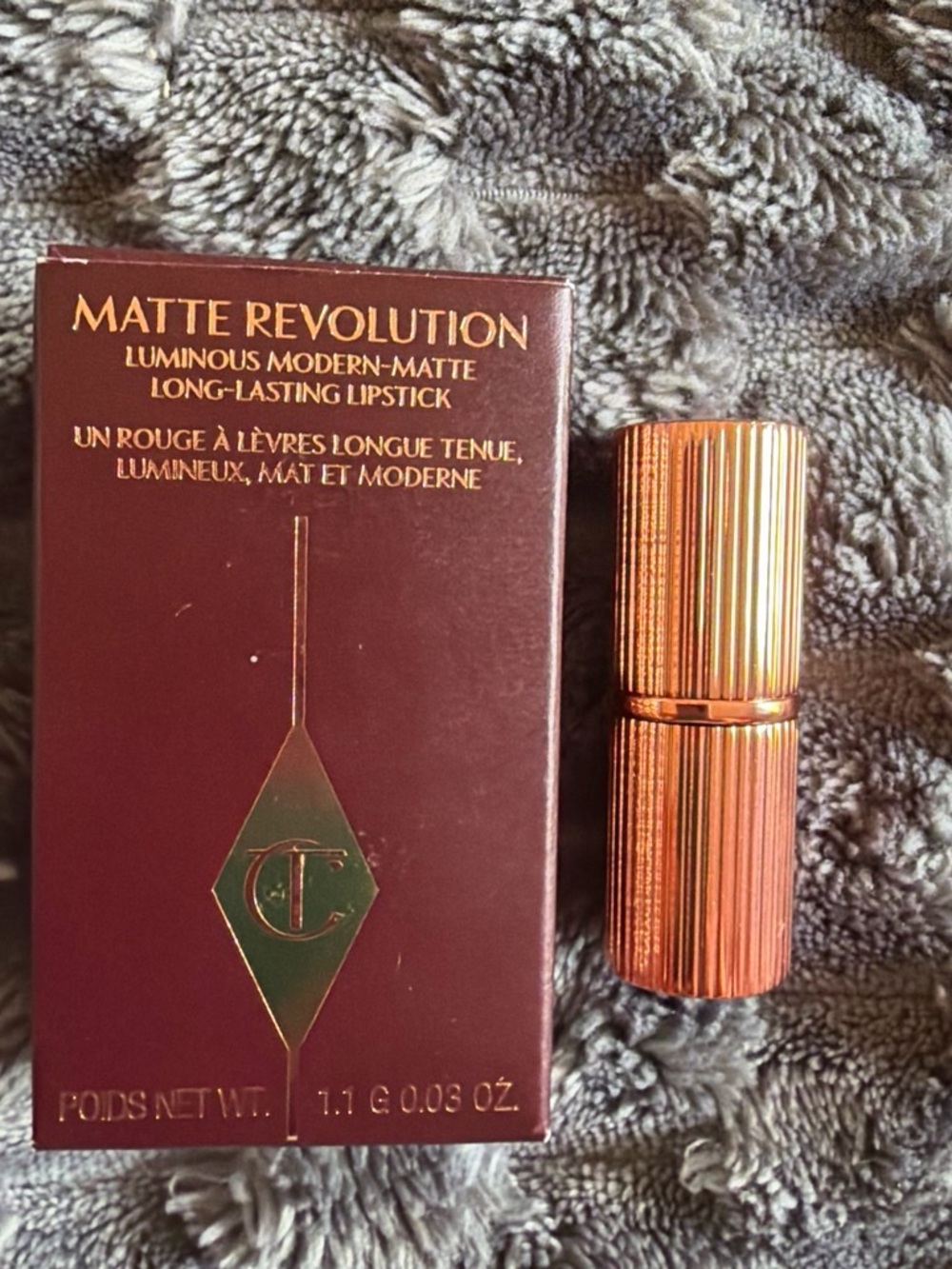 Charlotte Tilbury Matte Revolution Lipstick in pillow talk